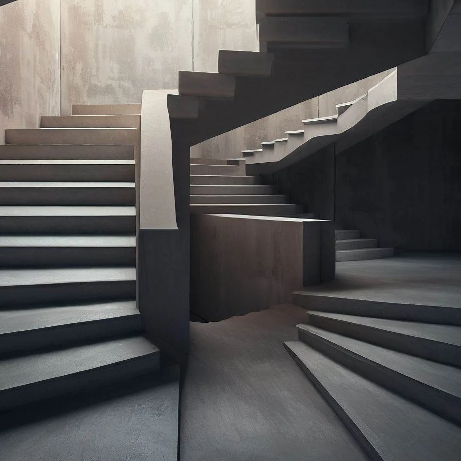 Tipuri de scări interioare din beton